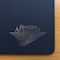 Dacasso Navy Blue Leatherette 17" x 14" Conference Table Pad PR-4615 - alternate 7